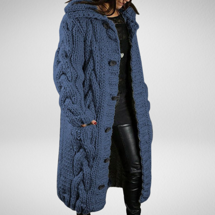 Karina | Elegant Cosy Coat With Tummy Coverage