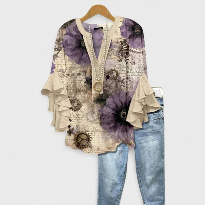 Toinette | Elegant Printed Blouse