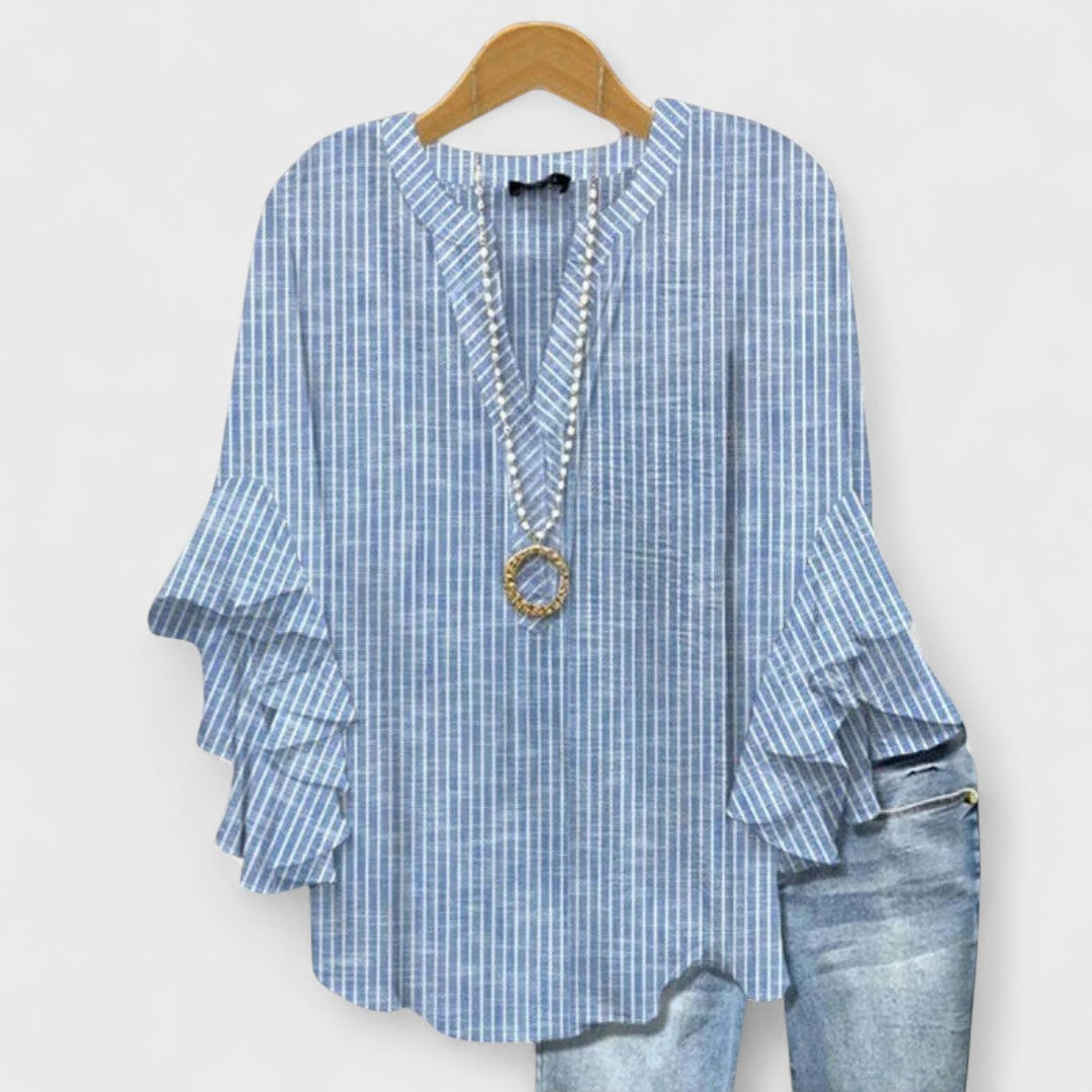 Toinette | Elegant Printed Blouse