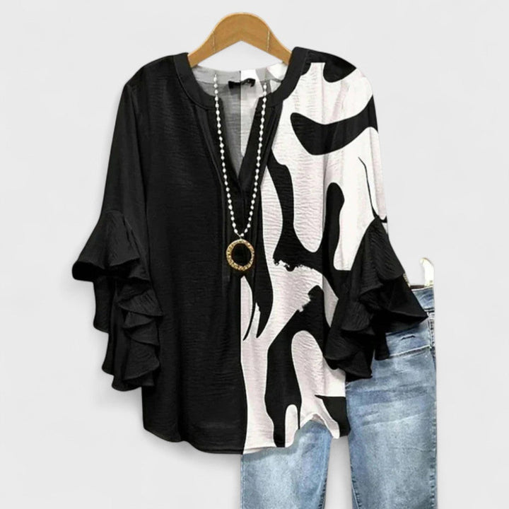 Toinette | Elegant Printed Blouse