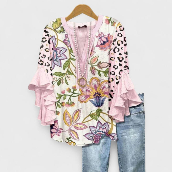 Toinette | Elegant Printed Blouse