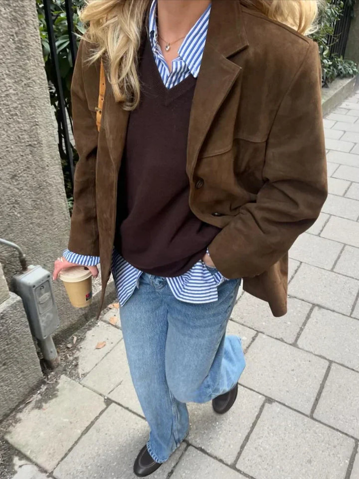 Visconte | Brown Short Jacket for Women