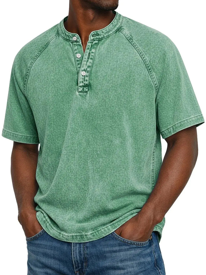 Ivo™ | Vintage Button-Up Shirt for Men