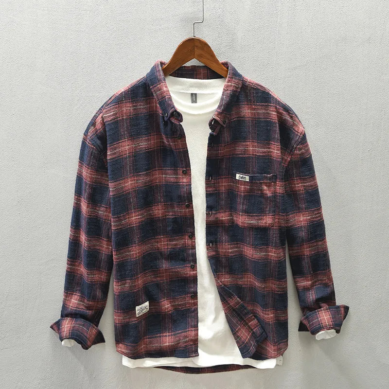 Jony – Classic Long Sleeve Checkered Shirt
