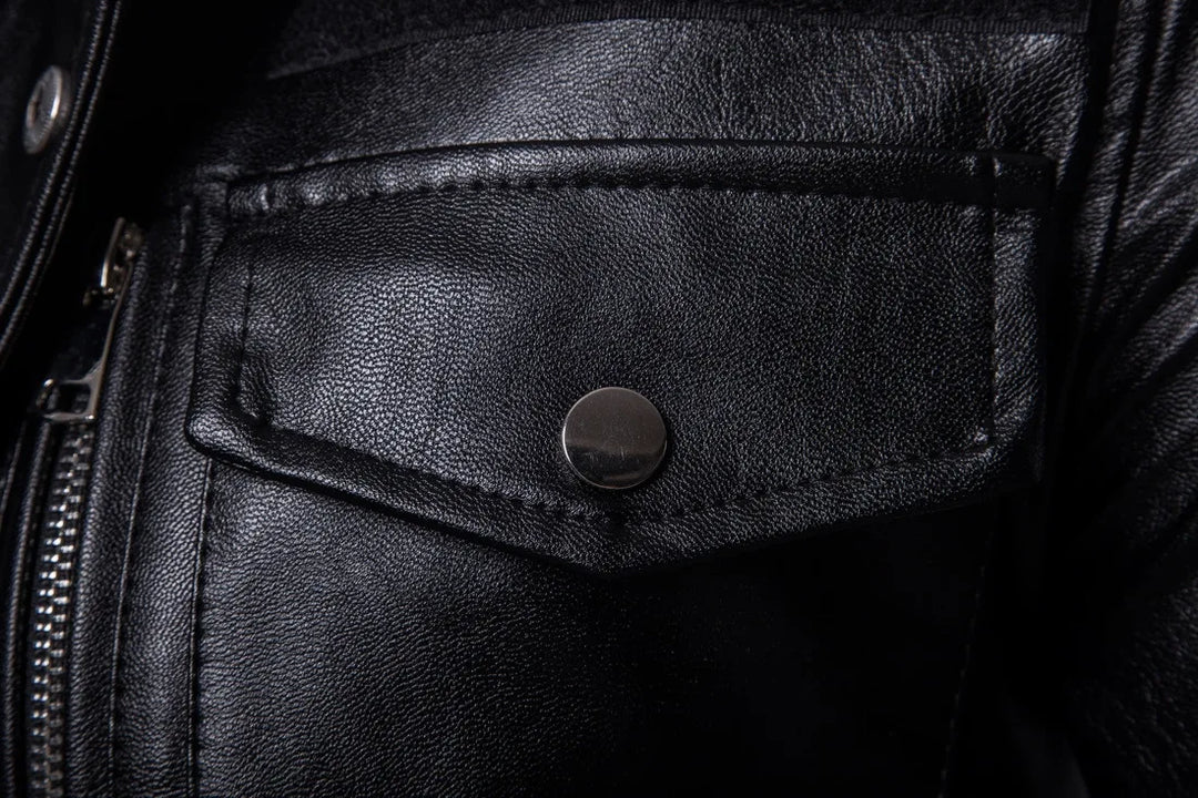 Victor™ | Long black military-style coat