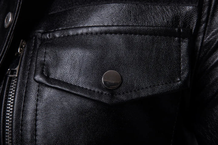 Victor™ | Long black military-style coat