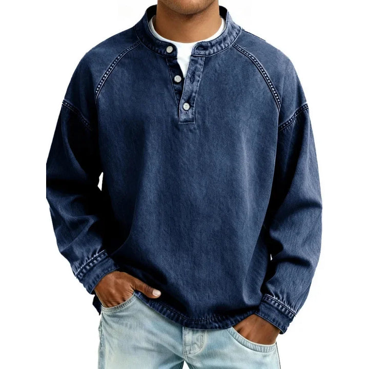 Laren | Soft-Touch Vintage Button-Down Shirt