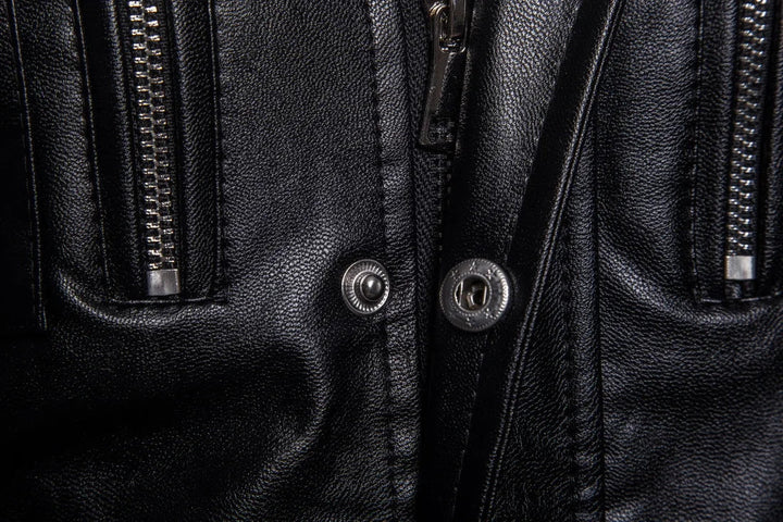 Victor™ | Long black military-style coat