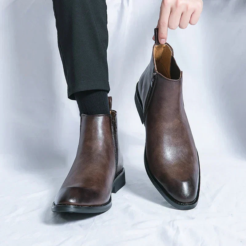 Cooper | Chelsea Boots with Zipper Closure