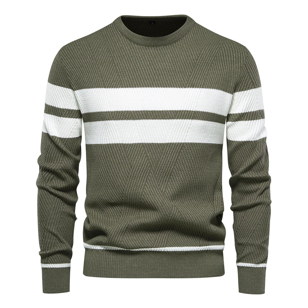 Davrell | Classic Striped Crewneck Sweater