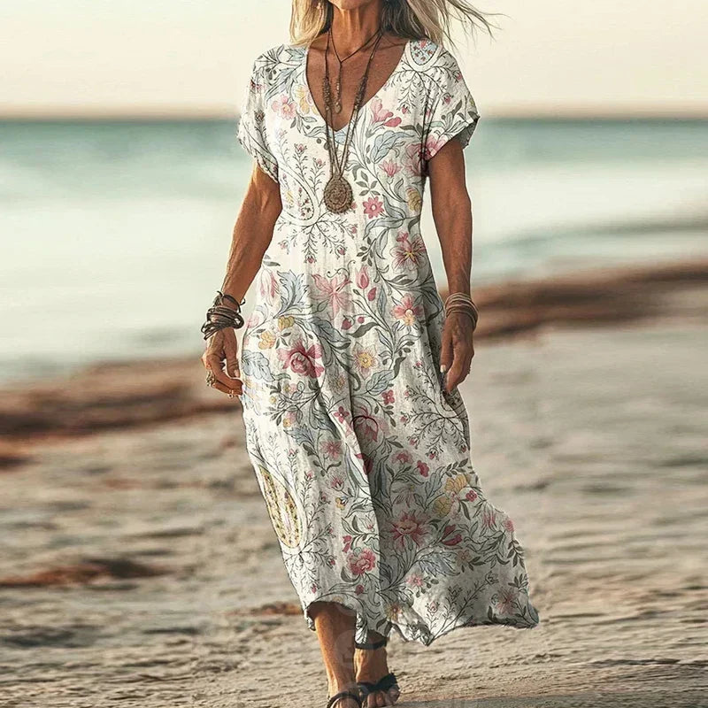 Claudia | Floral Midi Dress