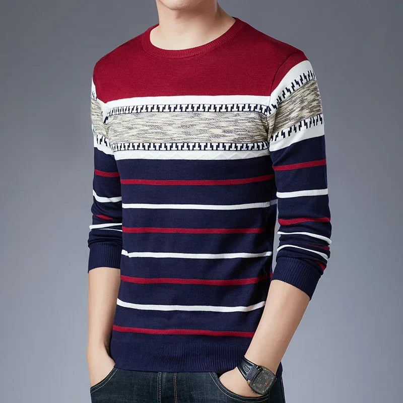 Edricor | Modern Textured Crewneck Sweater