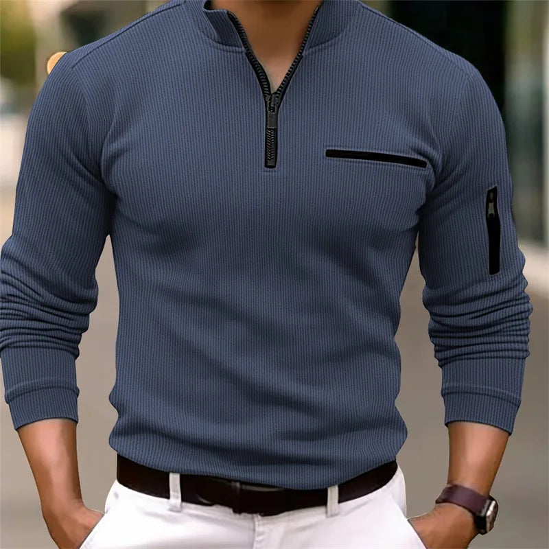 Xander | Casual Zip-Up Sweater