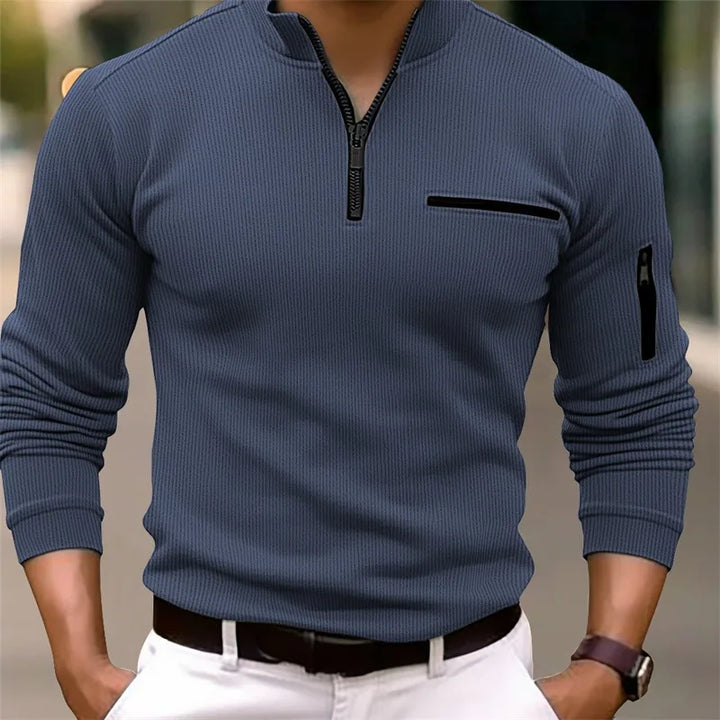 Xander | Casual Zip-Up Sweater
