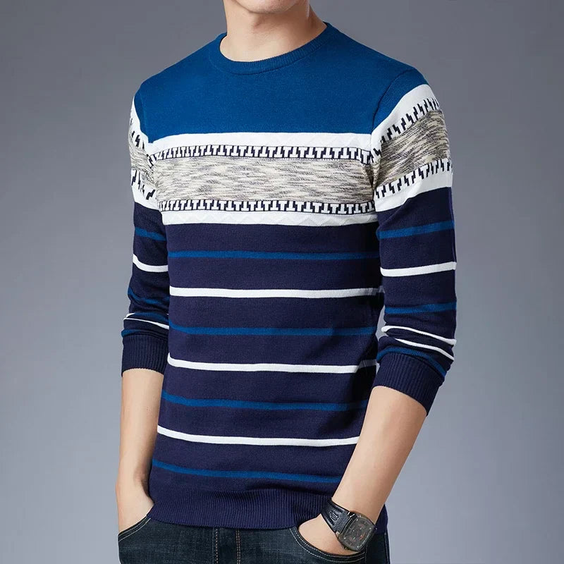 Edricor | Modern Textured Crewneck Sweater