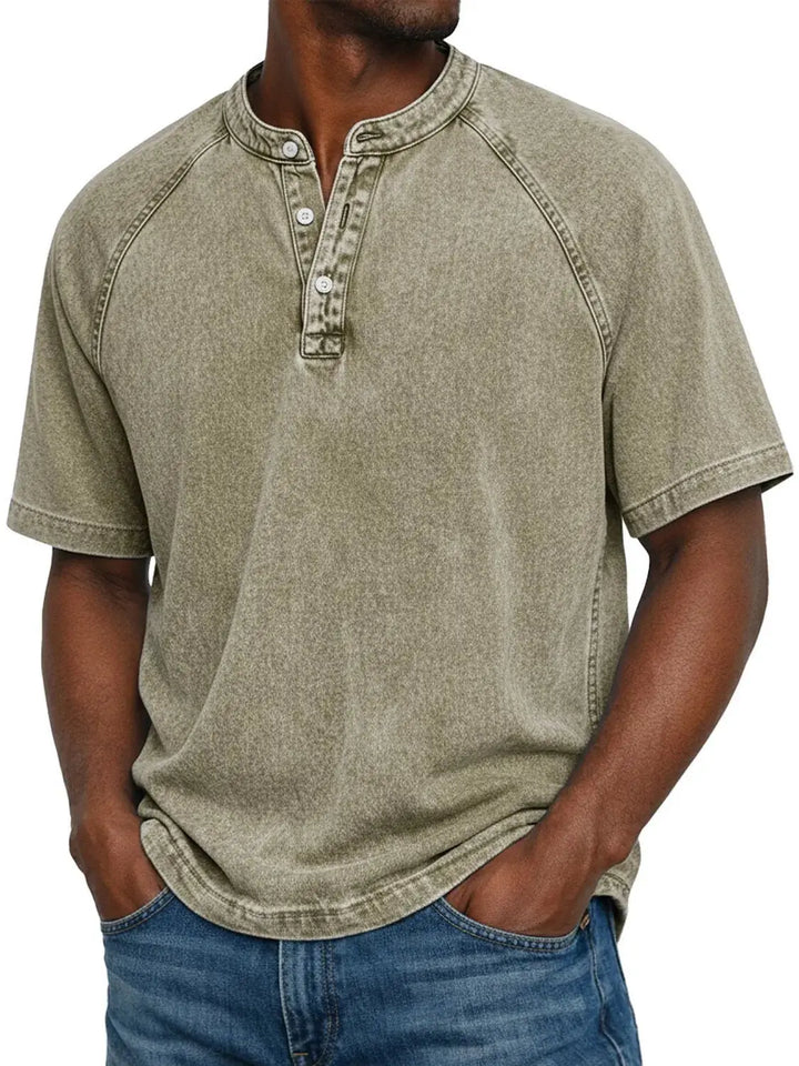 Ivo™ | Vintage Button-Up Shirt for Men