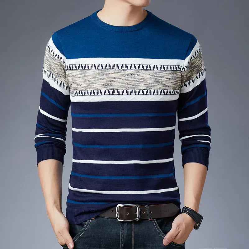 Edricor | Modern Textured Crewneck Sweater