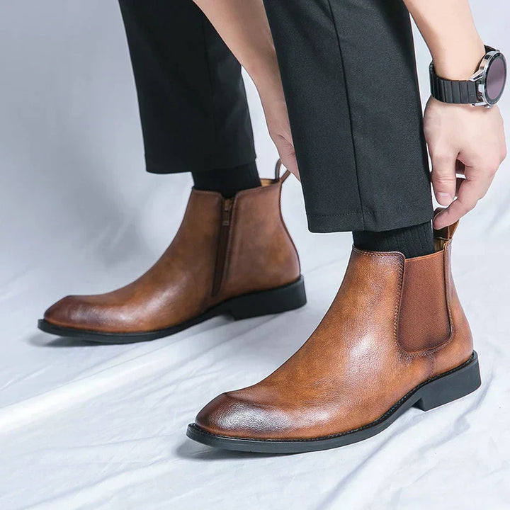 Cooper | Chelsea Boots with Zipper Closure