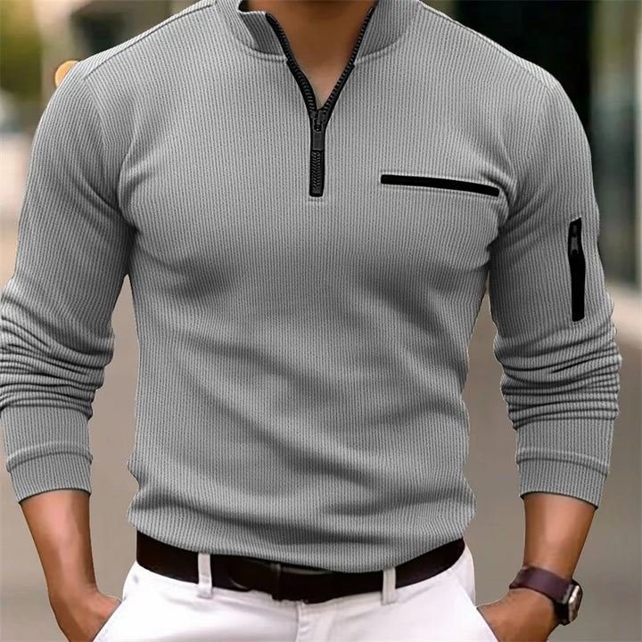 Xander | Casual Zip-Up Sweater