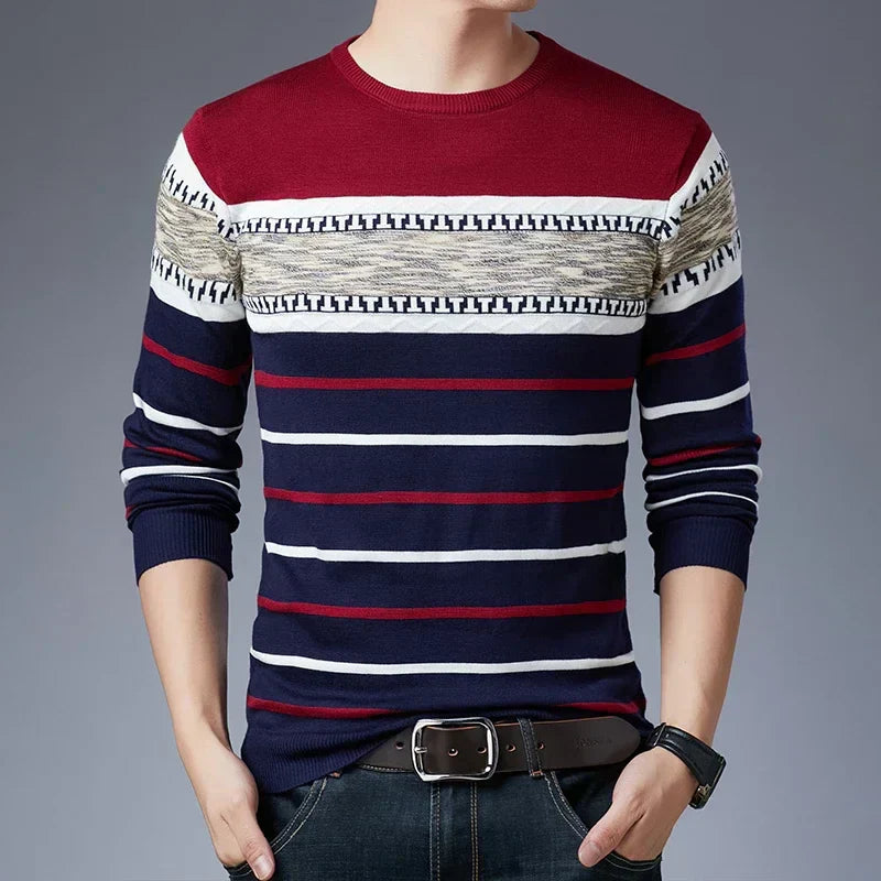 Edricor | Modern Textured Crewneck Sweater