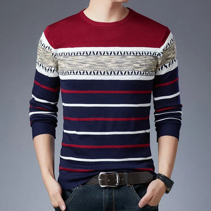 Edricor | Modern Textured Crewneck Sweater