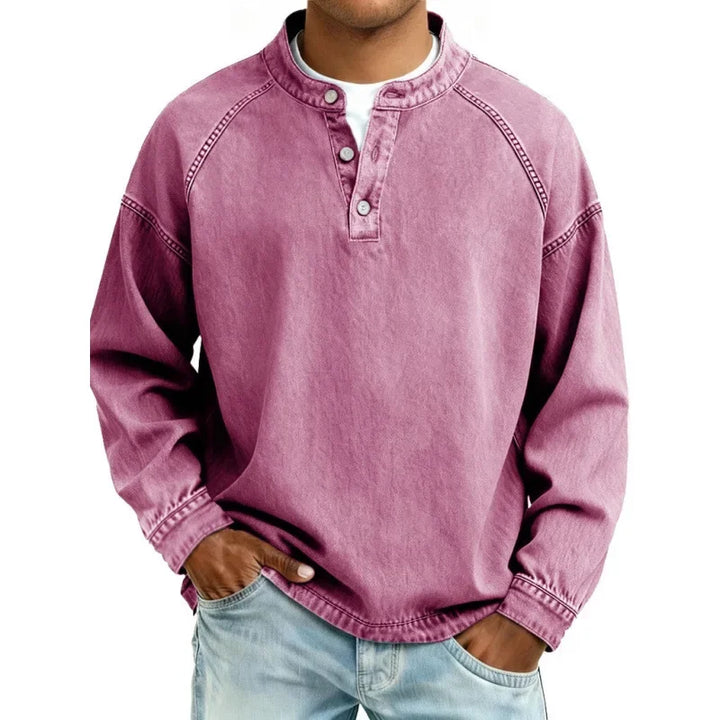 Laren | Soft-Touch Vintage Button-Down Shirt