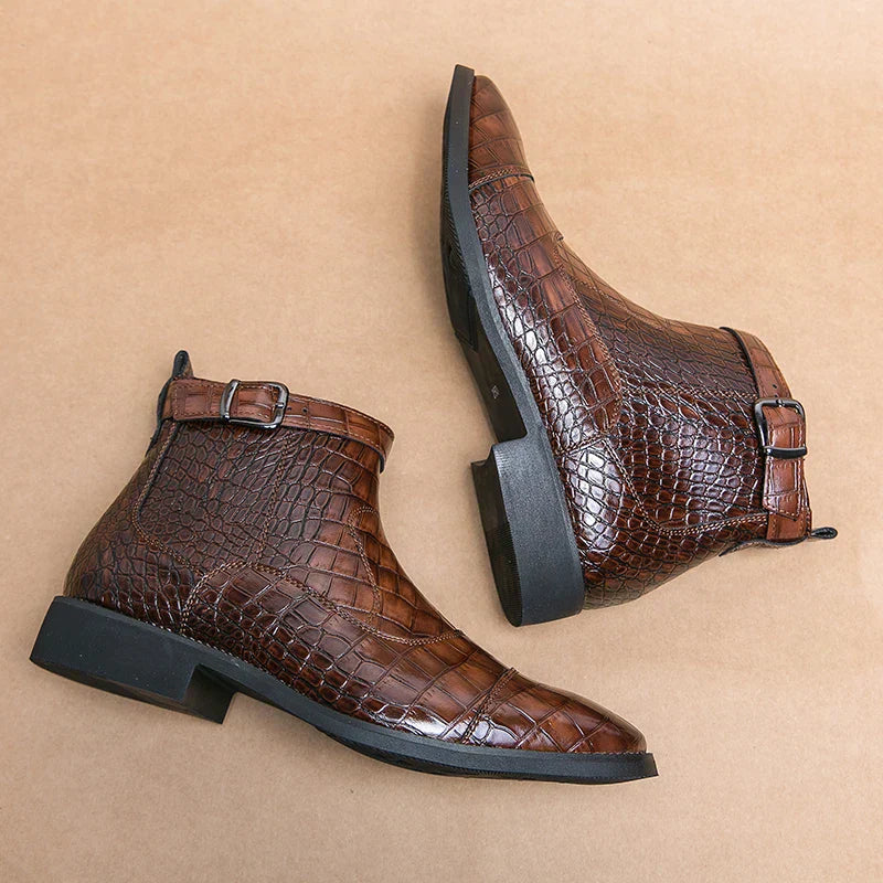 Baron | Buckle Ankle Boots