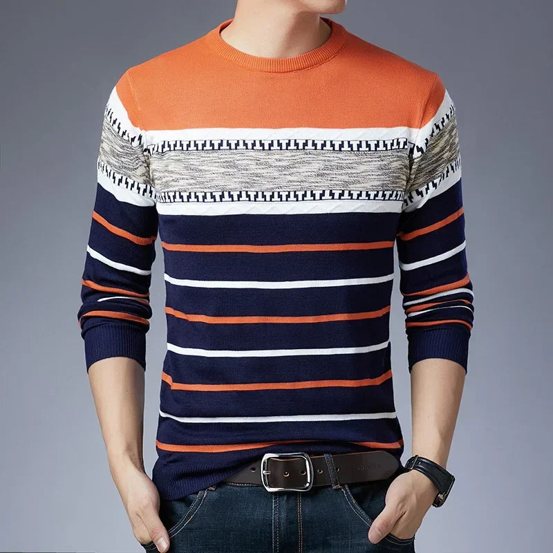 Edricor | Modern Textured Crewneck Sweater