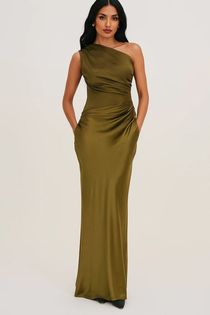 Edris | Elegant Lace A-Line Dress