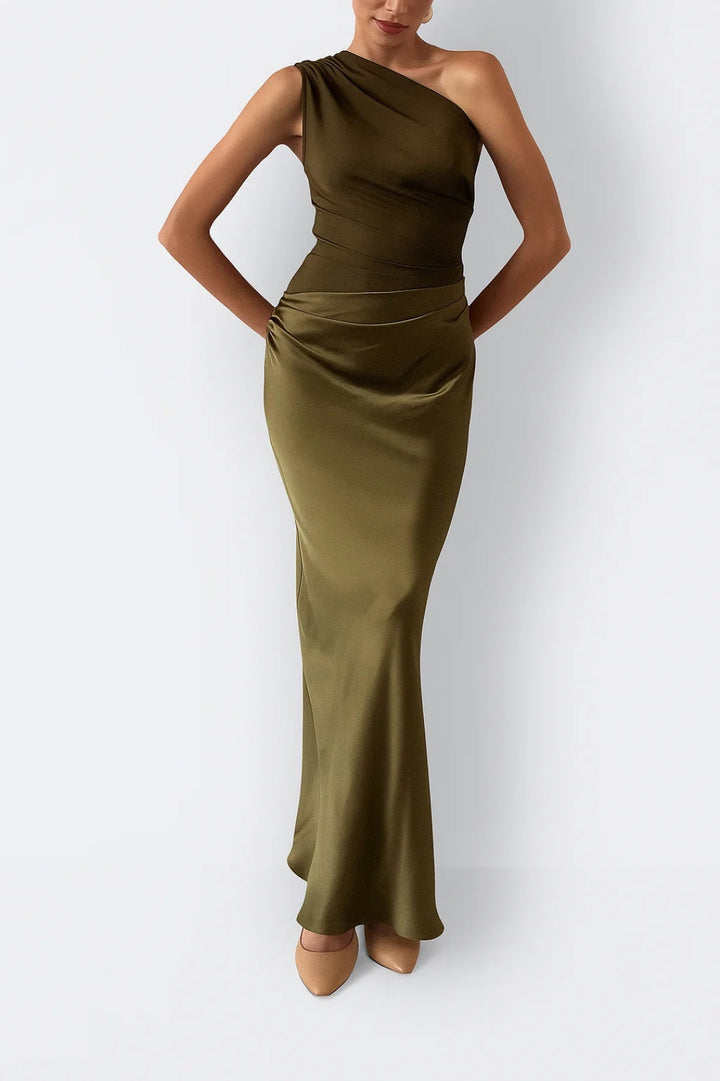 Edris | Elegant Lace A-Line Dress