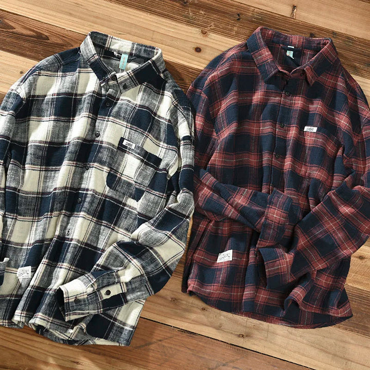 Jony – Classic Long Sleeve Checkered Shirt