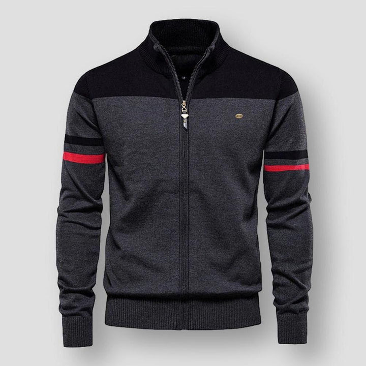 ATLAS - Retro Striped Bomber Jacket
