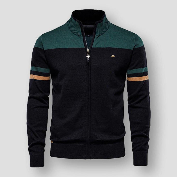 ATLAS - Retro Striped Bomber Jacket
