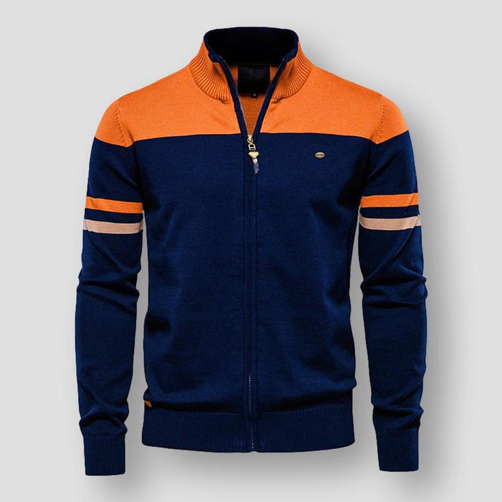 ATLAS - Retro Striped Bomber Jacket