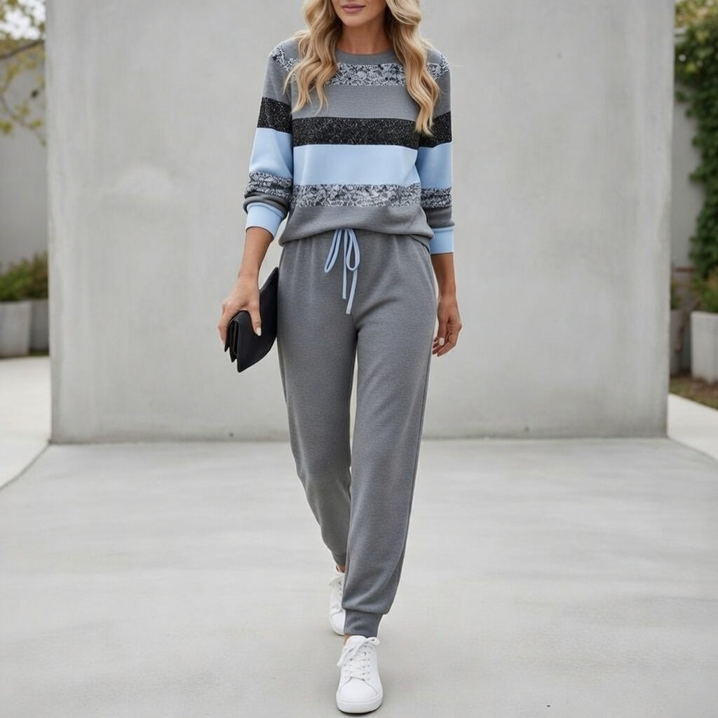 Sofie | Striped Tracksuit Set