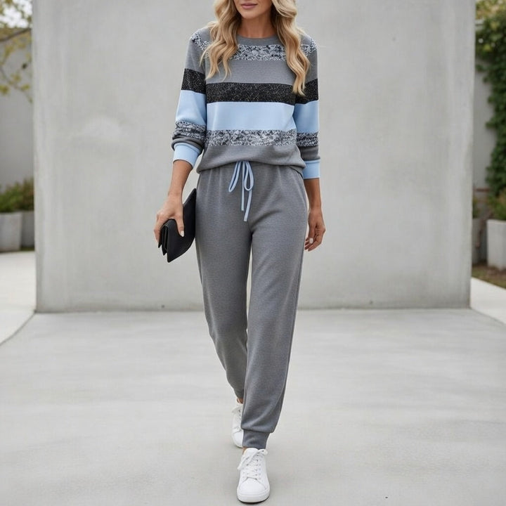 Sofie | Striped Tracksuit Set