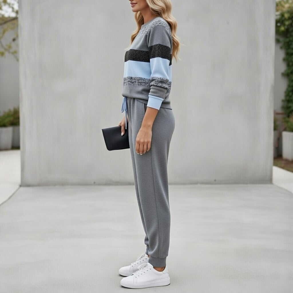 Sofie | Striped Tracksuit Set