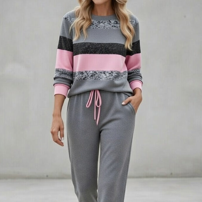 Sofie | Striped Tracksuit Set