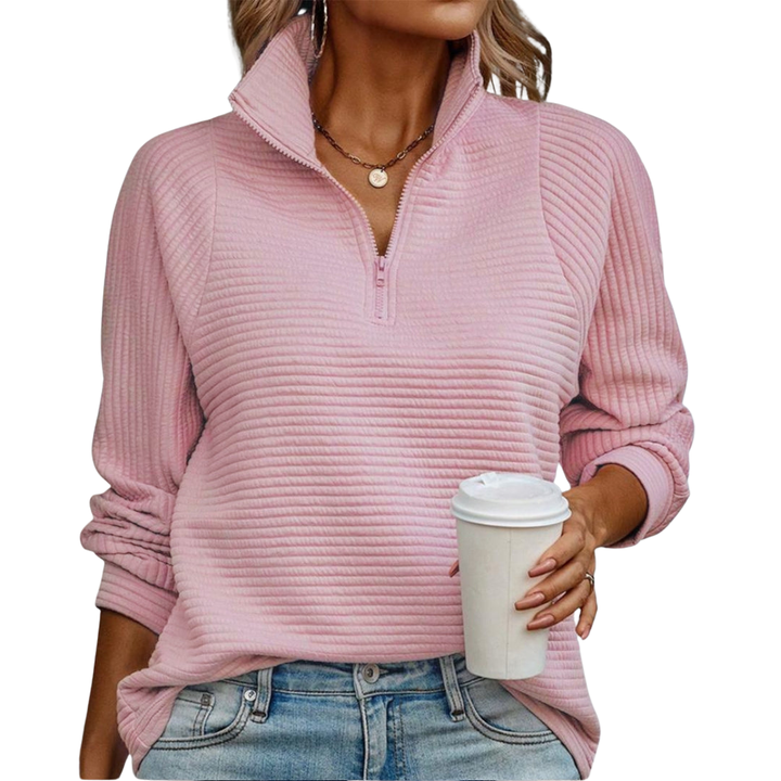 Suzanne | Half-Zip Detailed Pullover