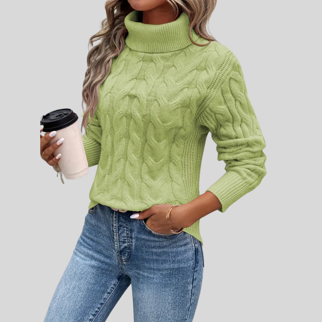 Cristina | Handcrafted Turtleneck Sweater