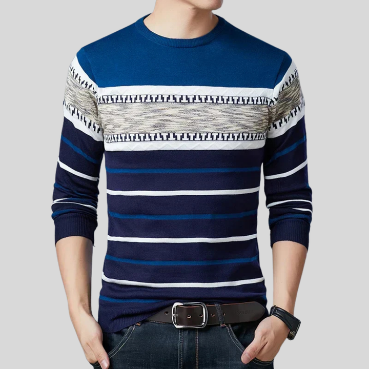 Edricor | Modern Textured Crewneck Sweater