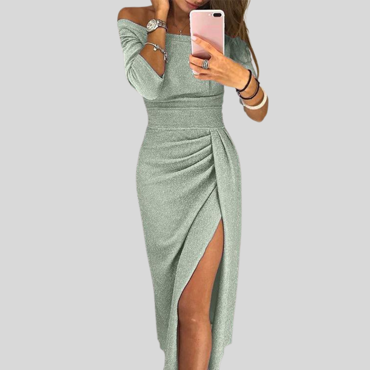 Eirian | Off-Shoulder Gala Maxi Dress