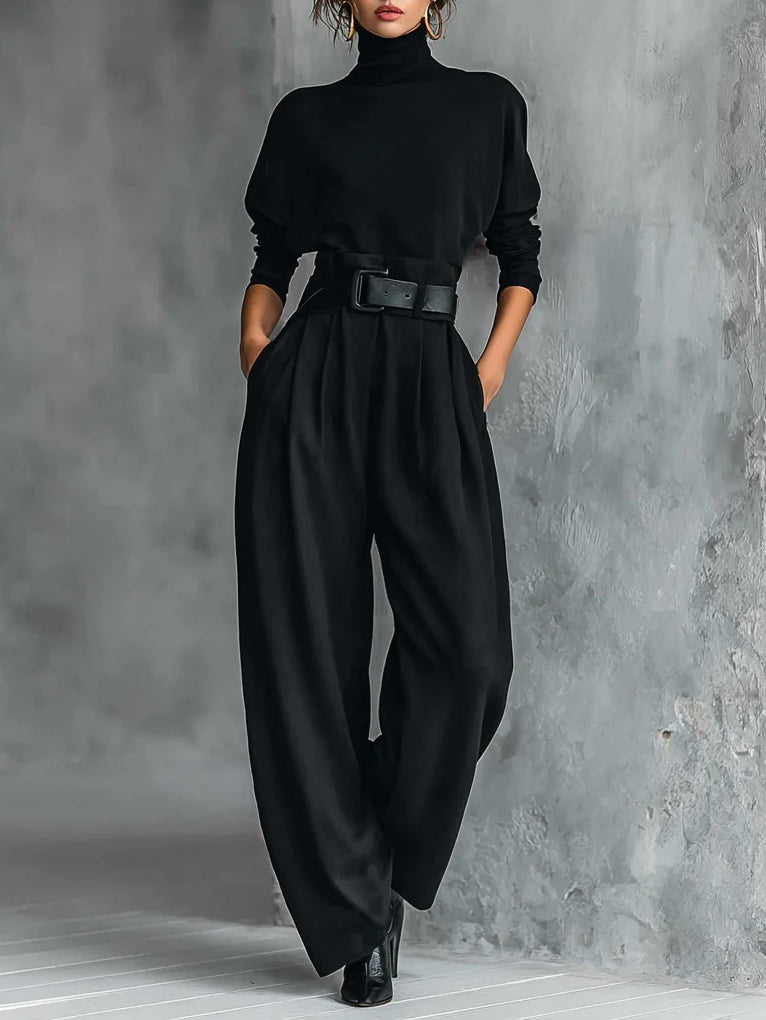 Halle | Turtleneck Two-Piece Set
