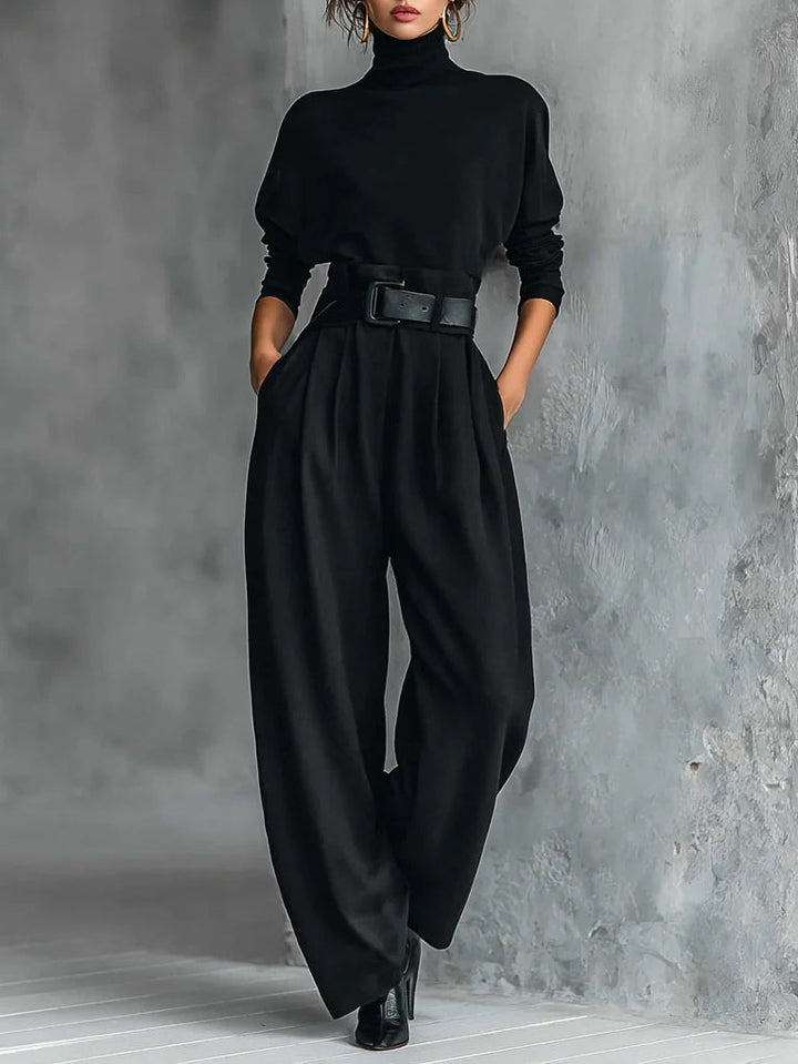 Halle | Turtleneck Two-Piece Set