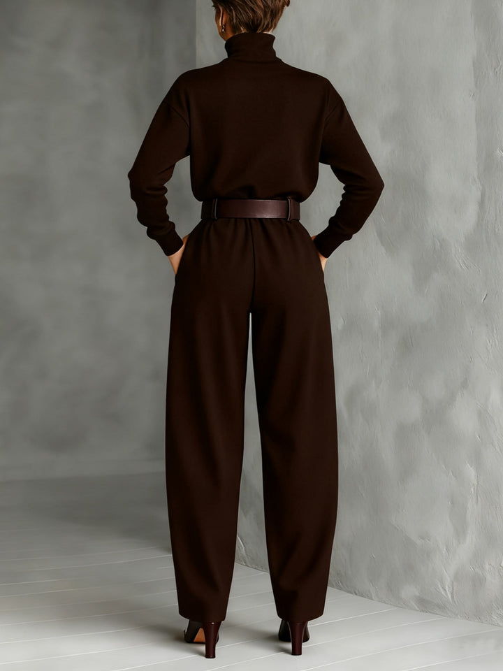 Halle | Turtleneck Two-Piece Set