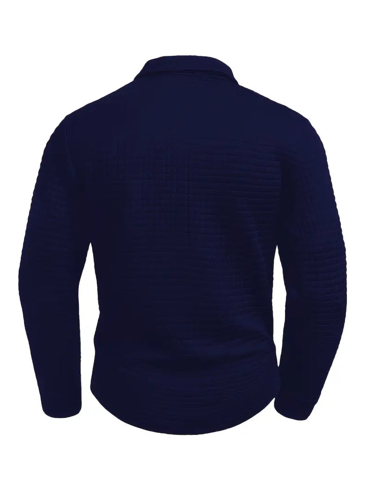 Ephraim | Textured Polo Shirt With Sleeve Pocket