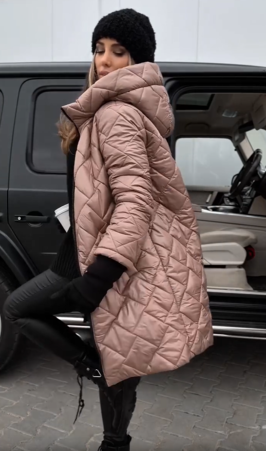 Angel | Elegant Padded Hooded Jacket