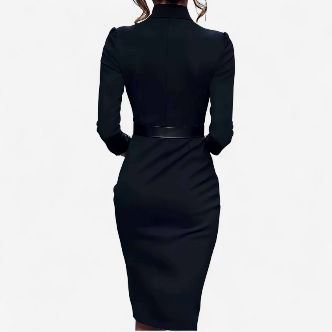 Miriam | Elegant Belted Dress