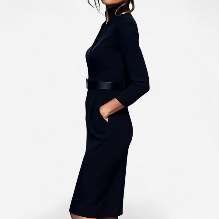 Miriam | Elegant Belted Dress
