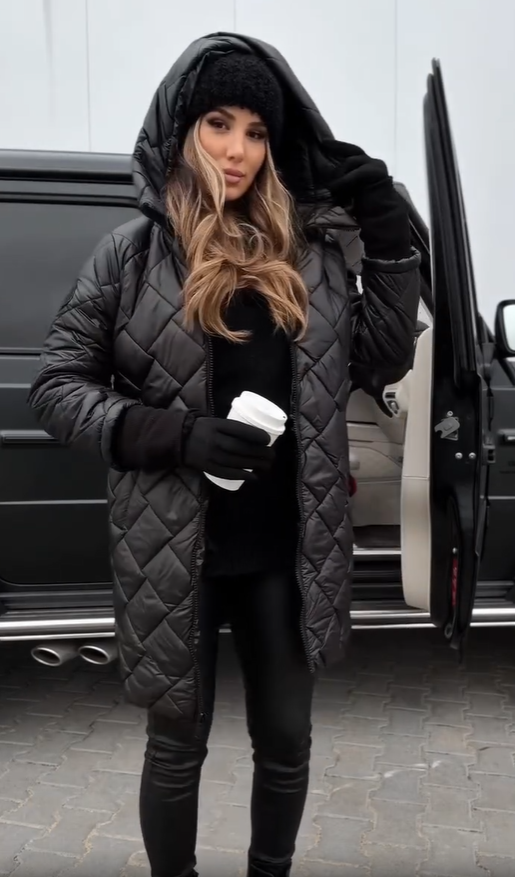 Angel | Elegant Padded Hooded Jacket